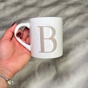 Threshold White Mug with Letter B
